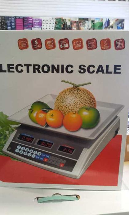 Cantar electronic cu afisaj. Greutate maxima 40 kg. Neomologat! Nou!