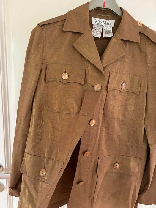 Сако от лен MaxMara, Италия, размер IT 42