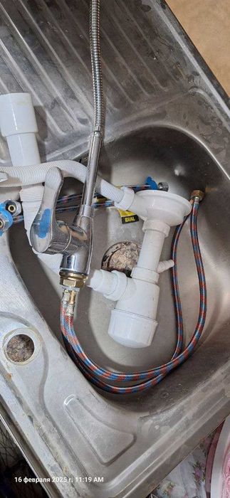 Сместитель для кухни, ошхона учун сместитель ва саватчалар