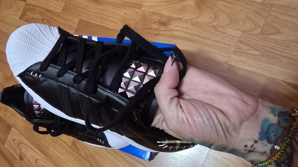 Adidas superstar unisex, model unicat
