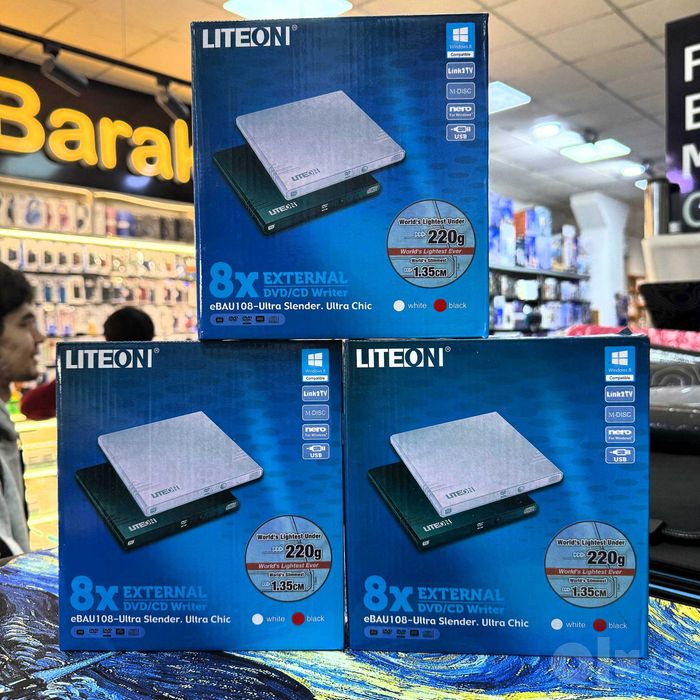 * предлагает - Новый внешний usb DVD RW LiteOn - Оригинал