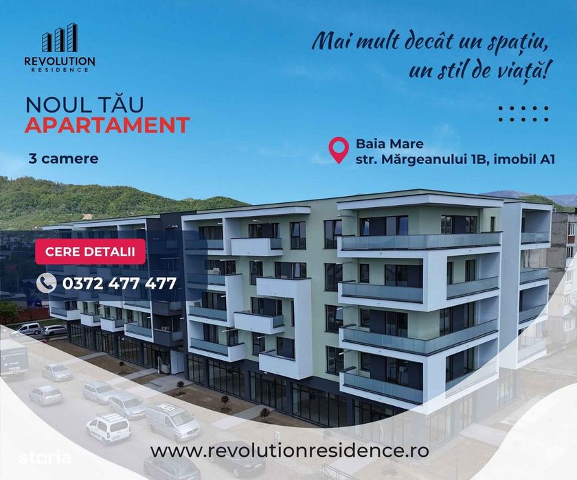 COMISION 0% - Apartament 3 camere finisat - Margeanului 1B, Baia Mare — fotografia 1