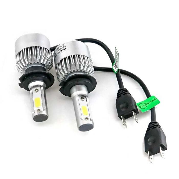 Set Becuri Led S2 H1/H3/H4/H7/H11 Becuri LED faza Scurta Lunga