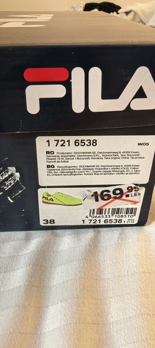 Fila adidas nou fotbal de sala