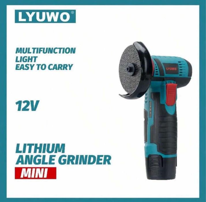 Мини ъглошлайф с 2 батерии и зарядно