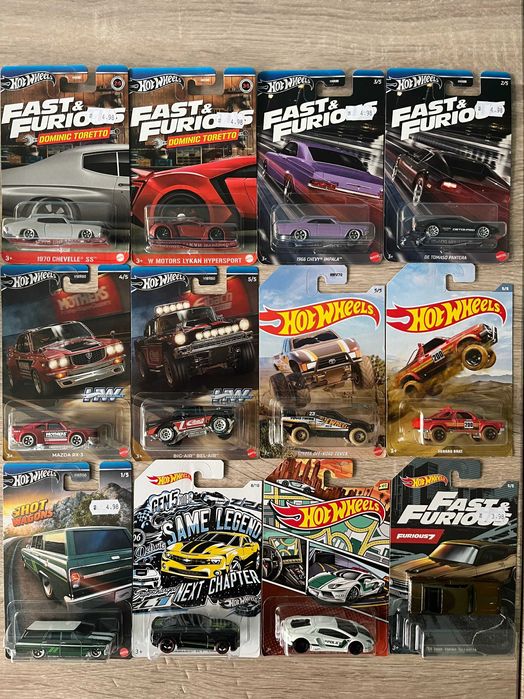 Метални колички Hot Wheels