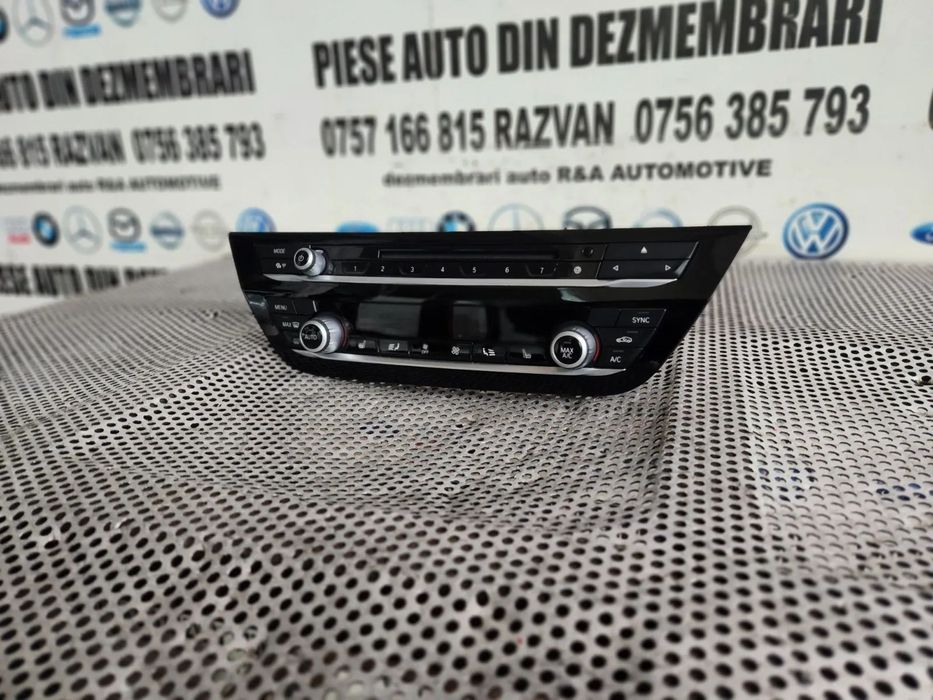 Panou Modul Comenzi Clima Climatronic Radio Cd Navi Bmw X3 X4 G01 G02 Volan Stanga Cod  Dezmembrez