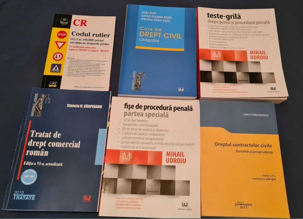 Cărți pentru Facultatea de Drept in stare foarte buna/ noi