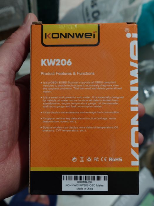 Konnwei мультимарочный автосканер KW206