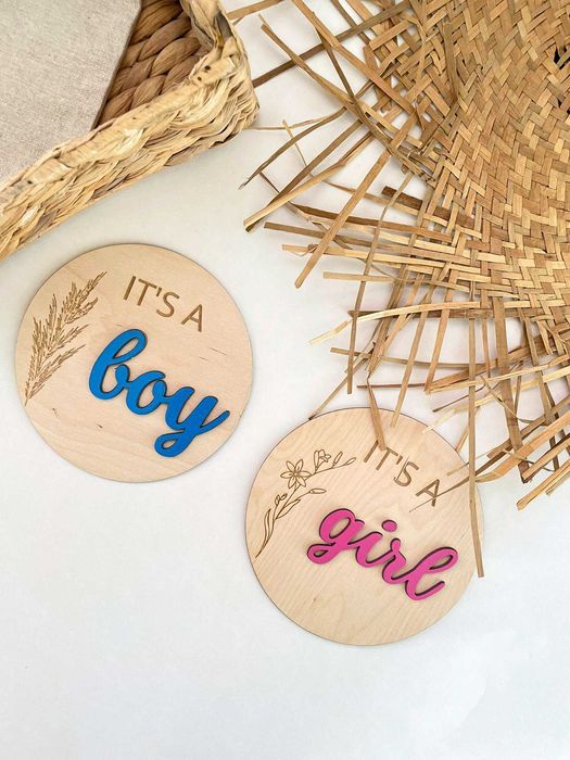 Бебешка карта "It's a girl"