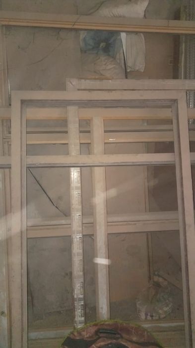 Окна б/у с рамками и без