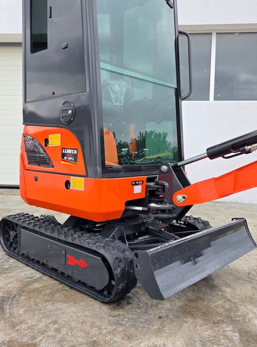Miniexcavator Lubeck W 169 L motor 3 cilindri~NOU~Plata în rate/Leasing, Garantie 2 ani