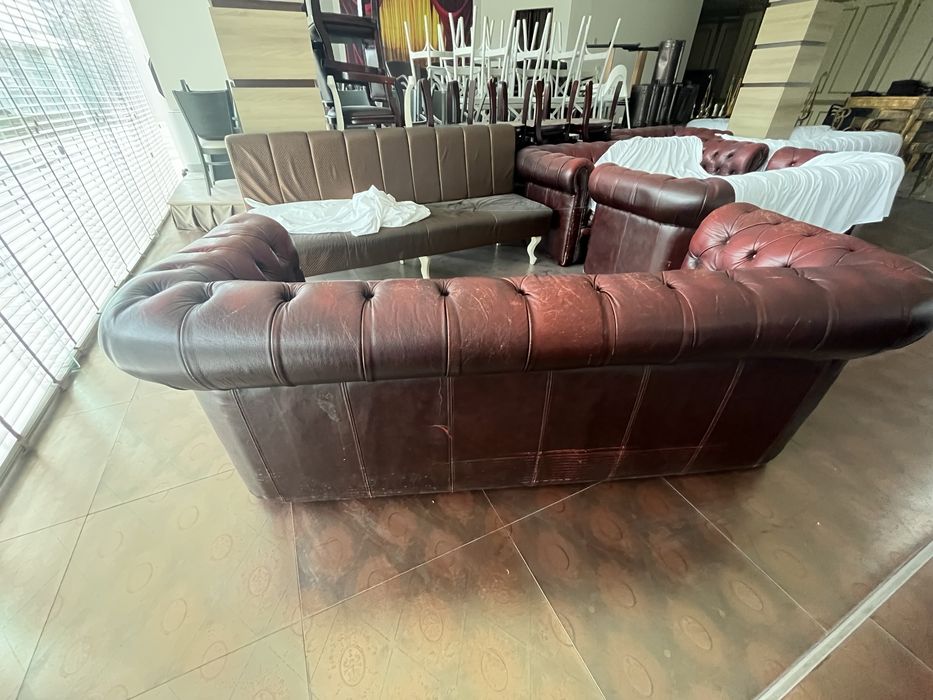 Кожени дивани втора употреба