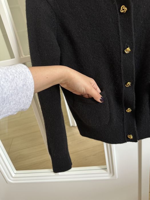 Шерстяной кардиган massimo dutti