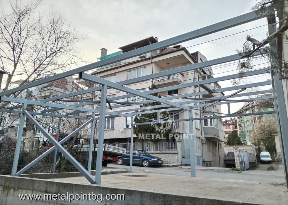Метални конструкции за къщи навеси и гаражи
