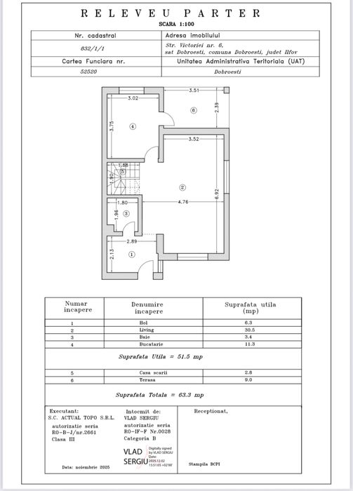 Spatiu p+1 4 cam Fundeni Dobroesti