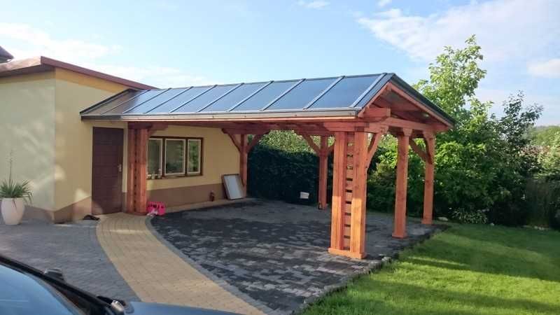 Garaje din lemn – calitate superioară, aspect natural