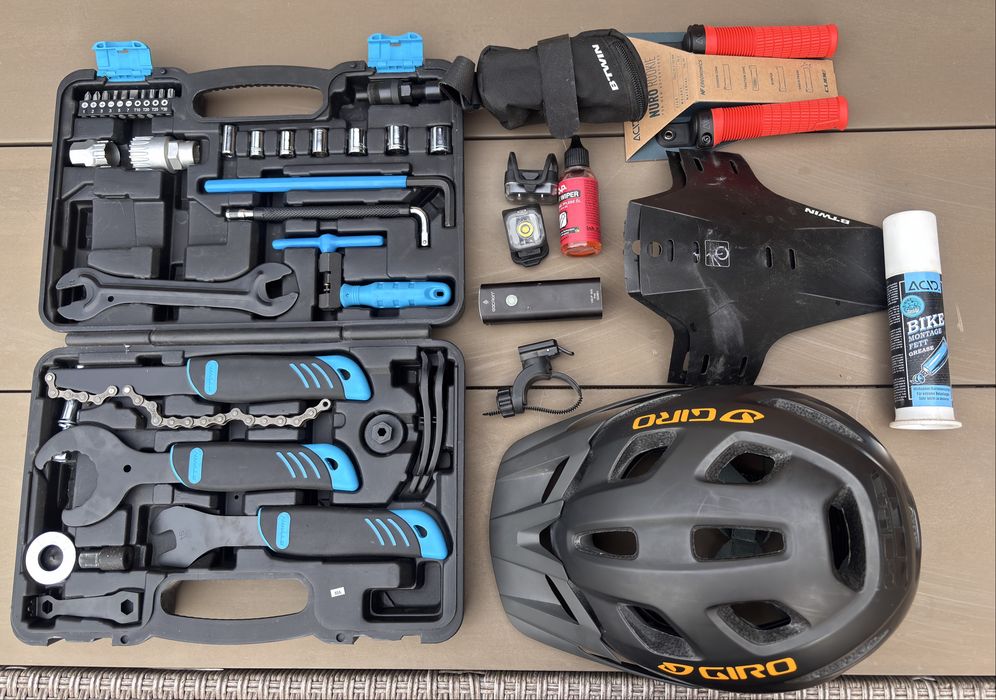 Rockrider 520s full suspension, M, modificata + ACCESORII