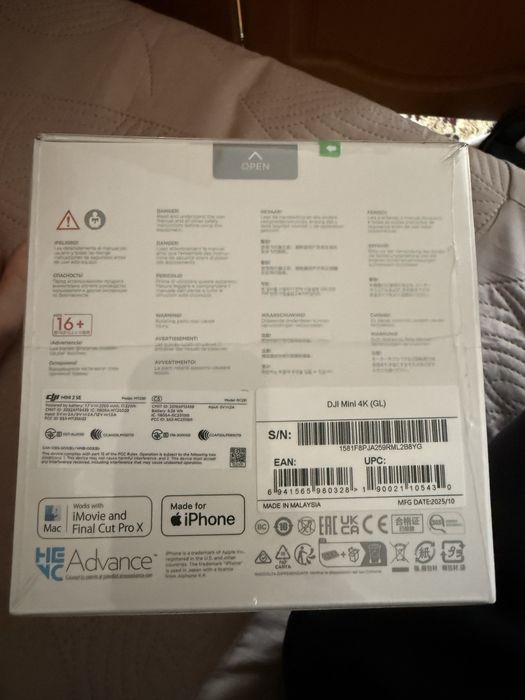 DJI mini 4k новый запечатаный