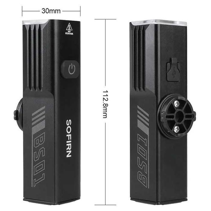 Sofirn BS01 de 2000 lumeni-far bicicleta
