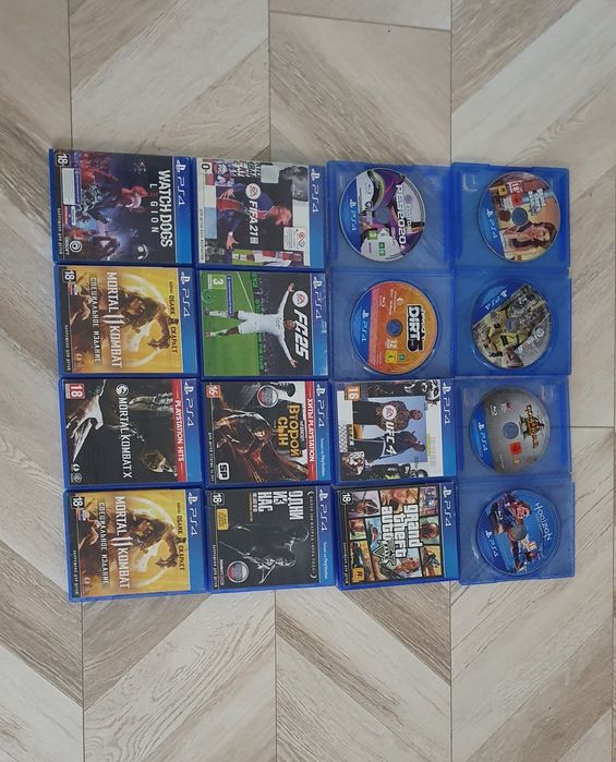 (16 диск)PS4-ке дисктер сатылады