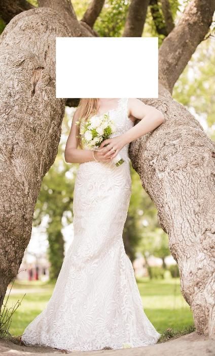 Rochie mireasa, ivory, s-m