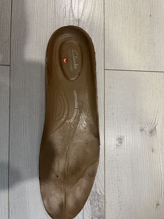 Оригинални кожени сникърси/кецове Clarks Un Costa номер 46 стелка 30см
