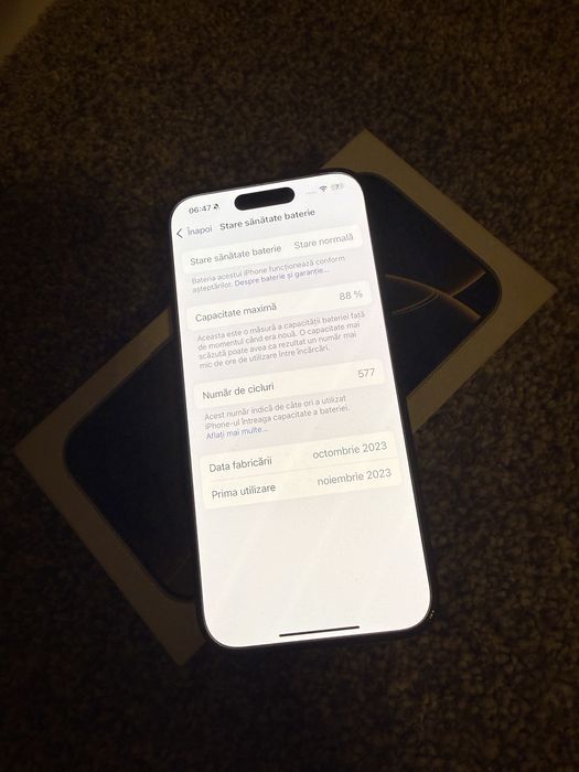 Iphone 15 pro impecabil