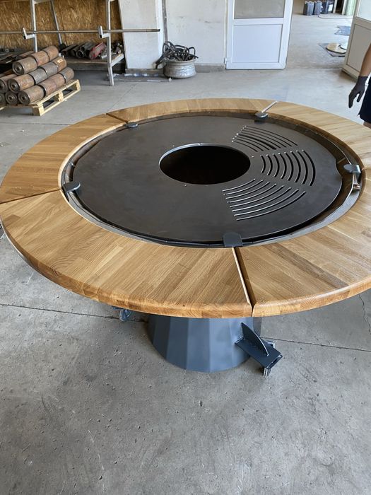 Grătar rotund plita 900 mm