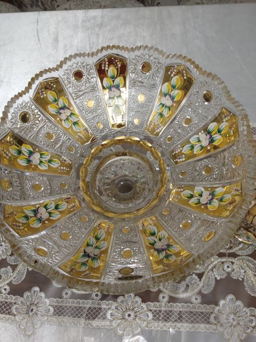 Ваза хрустальная Богема