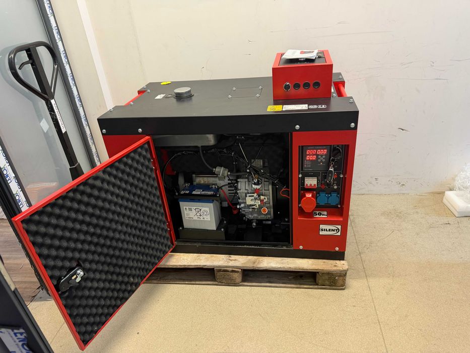 Генератор Diesel 10kW 230V & 380V ел. стартер ATS +Автоматичен превключвател ATS за 10kW 380V