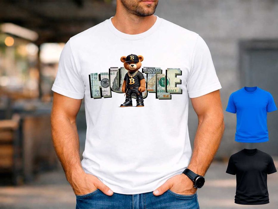 Мъжка тениска „Bear Hustle“