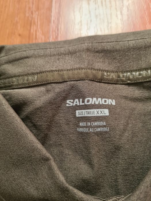 Tricou bărbați Salomon Trackline Polo, mărimea XXL