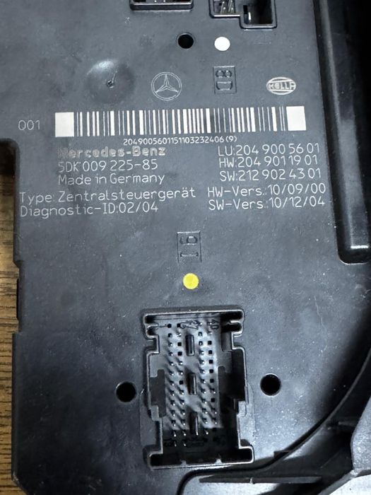 Panou sigurante modul SAM spate C-class w204