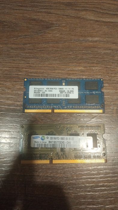 Продам оперативные плашки для ноутбука