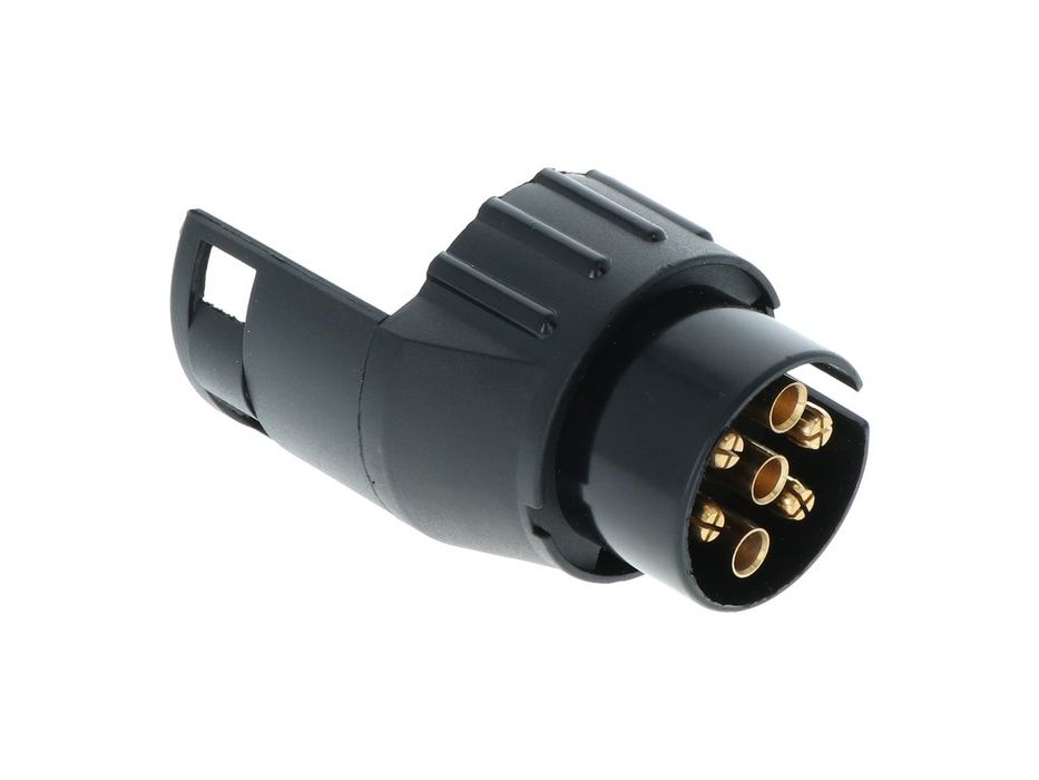 Adaptor remorca auto Carpoint din plastic, de la 7 la 13 pini, pentru conectare remorca sau suport biciclete la masina/camper