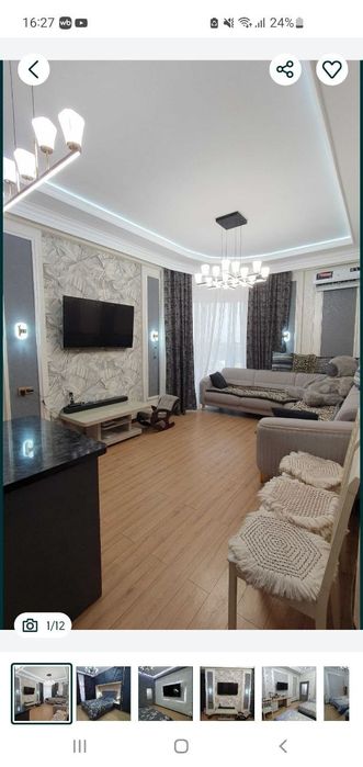 Продаётся своя 3 квартира с террасой 102кв