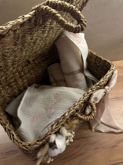 Trusou botez premium personalizat – set complet bebe