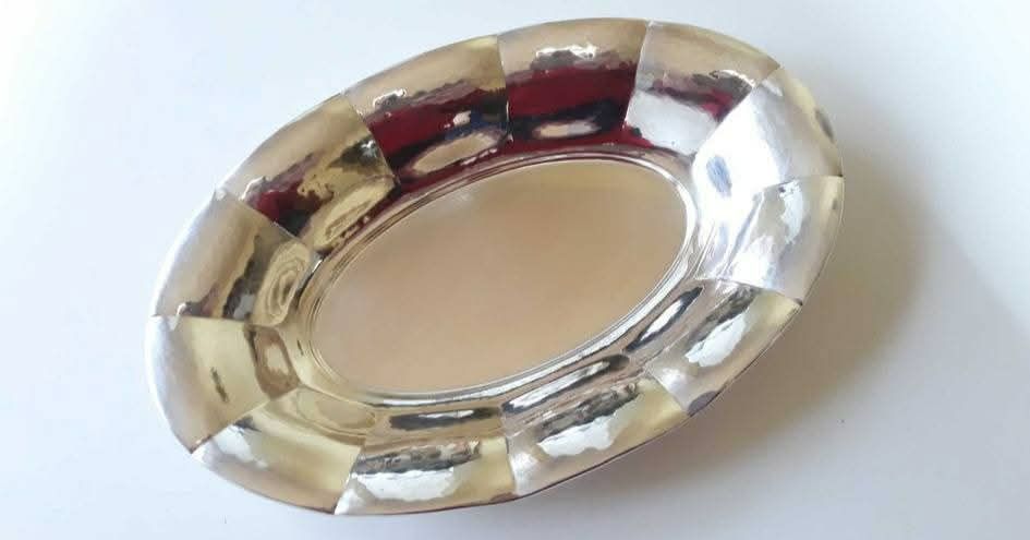 Fructiera/tava argint masiv  830, "Art Deco", "Lutz & Weiss" Germania