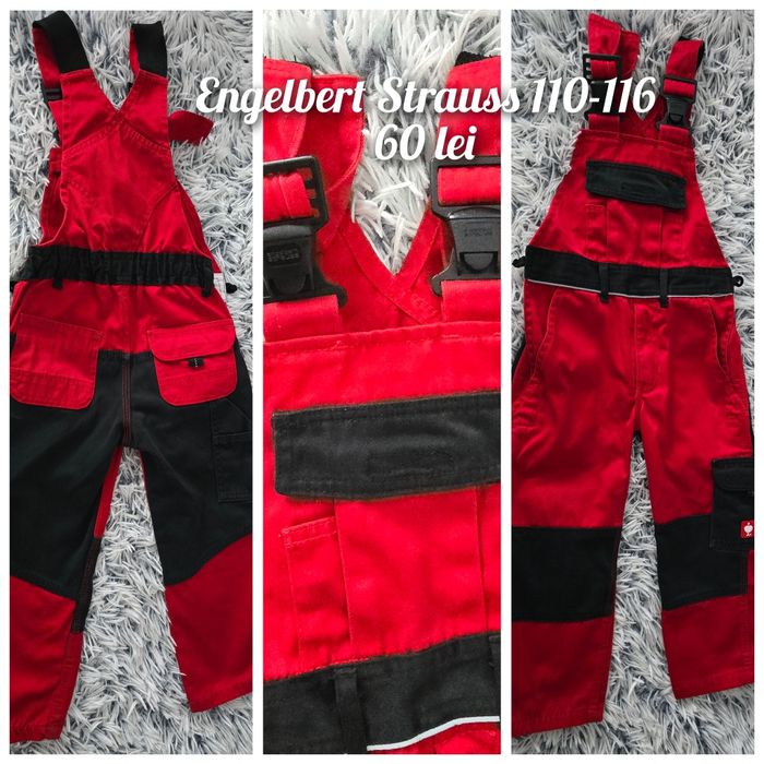 Pantaloni tehnici, salopeta copii 110-116 Engelbert strauss