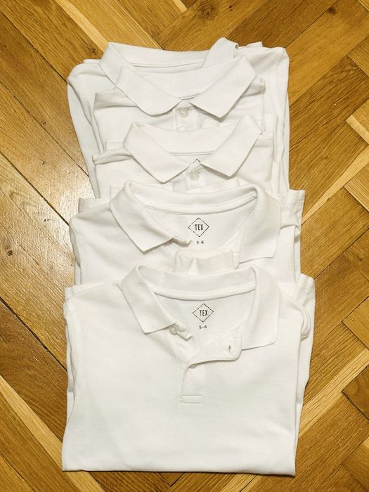 Tricouri polo cu maneca lunga.5 buc marime: 5-6 ani