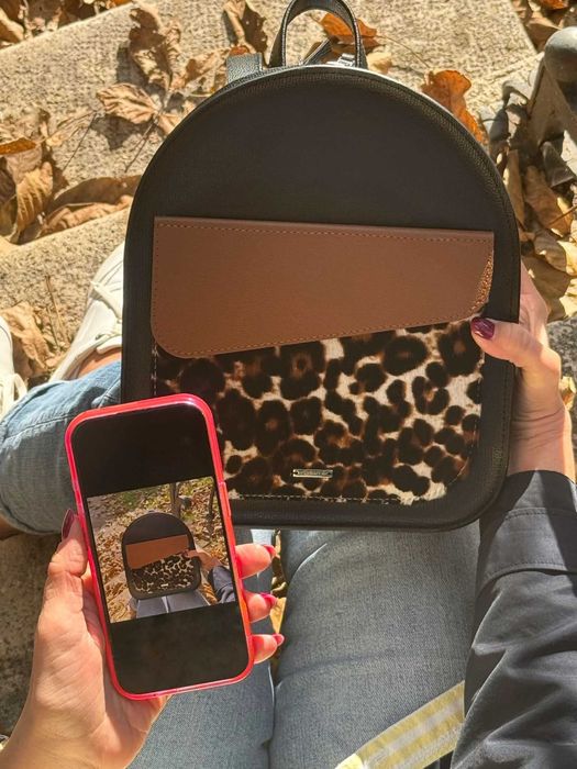 Раница от естеатвена кожа