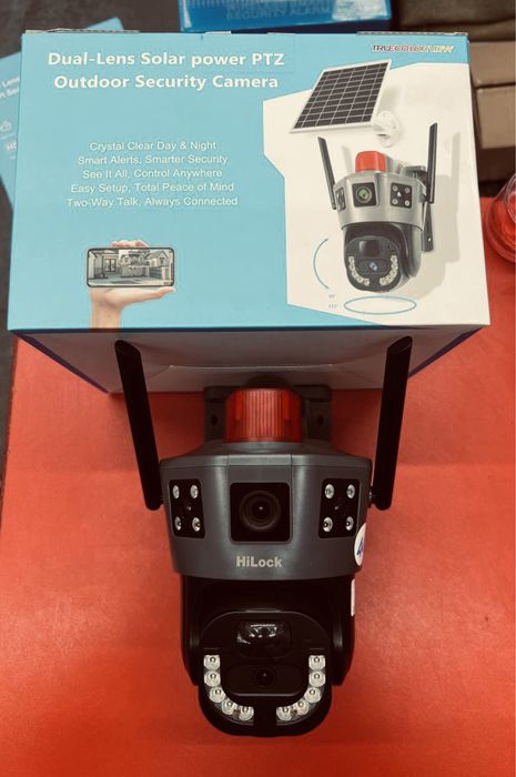 Камера видеонаблюдения, Камера с солнечной панелью