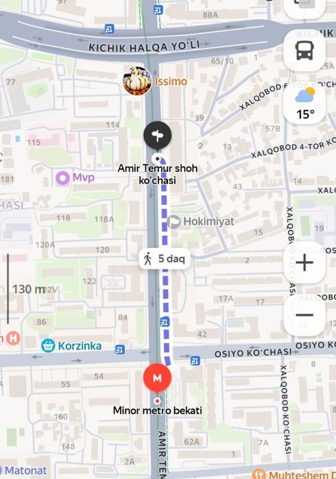 Minor metro bollaga kvartira