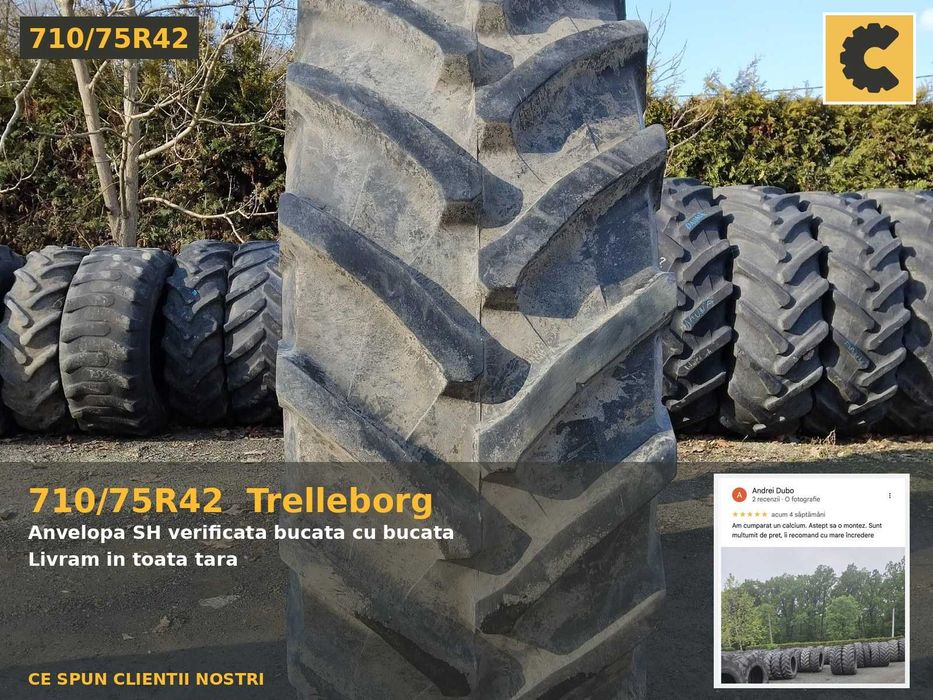 Cauciucuri 710/75R42 Trelleborg Anvelope Tractor SH GARANTIE Factura