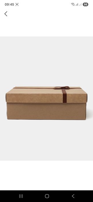 Крафтовая подарочная коробка. Kraft korobka