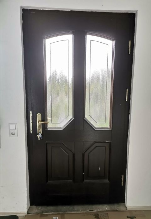 Usa casa vila firma intrare lemn geam termopan H 217 x 115 Germania