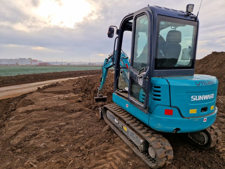 Inchiriem excavatoare pentru diferite servicii