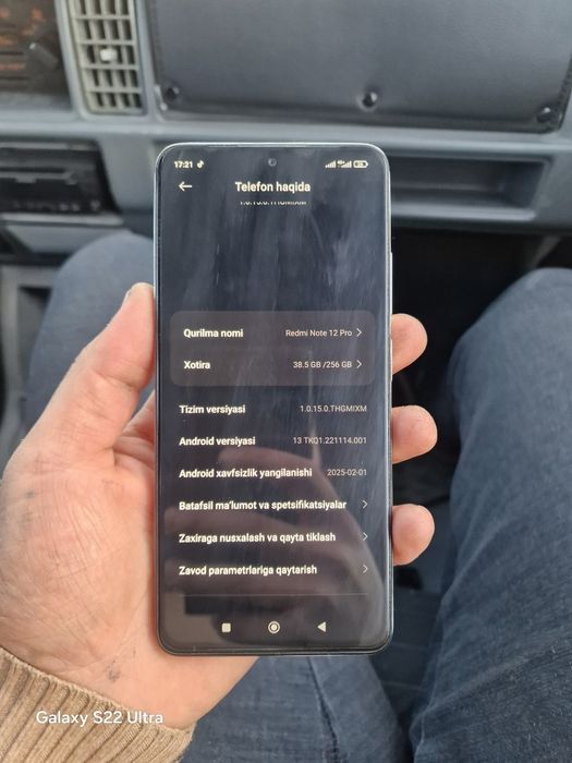 Redmi 12pro, xotira256,karobka dakumenti bor,narxi2ml