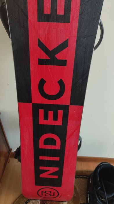 Placa de snowboard Nidecker, legaturi si boots